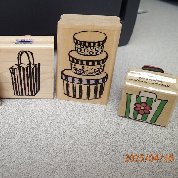Purse / Hat Box Stampers lot of 5 - Picture 1 of 5